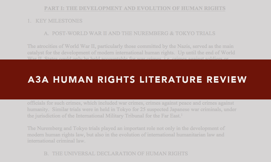 Universal declaration of human rights case study