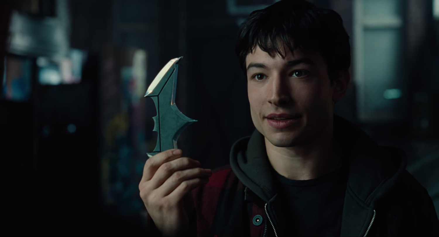 Screenshot from Justice League (2017) trailer - Ezra knows what we are talking about here!