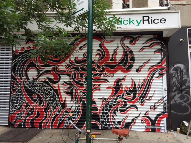  Sticky Rice @ 85 Orchard Street Artwork by Jack Aguirre 
