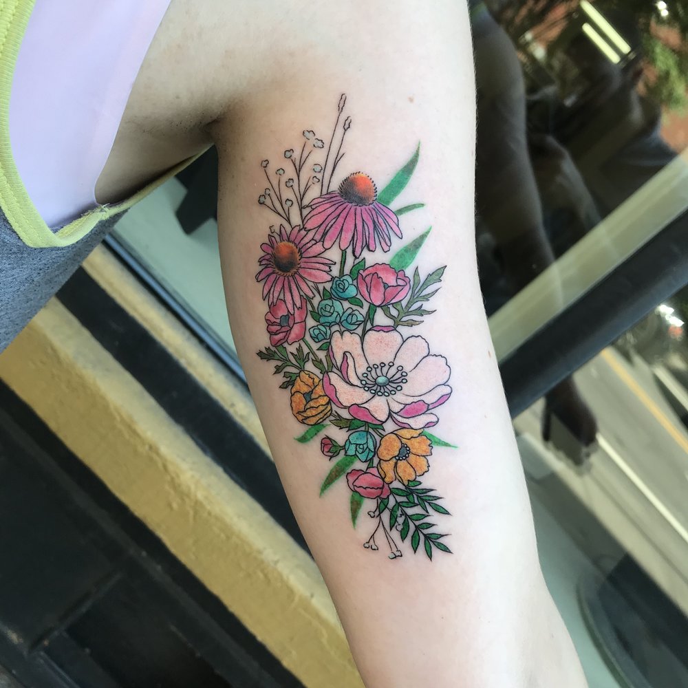 flower tattoo philadelphia