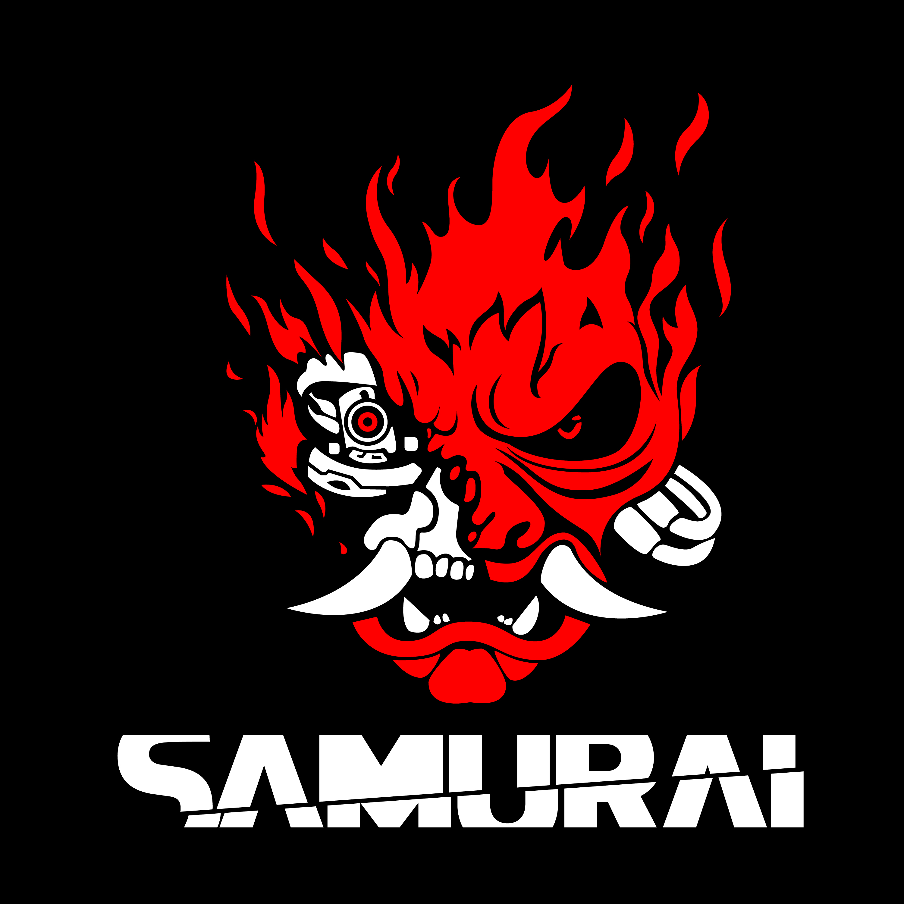 Samurai логотип cyberpunk фото 1