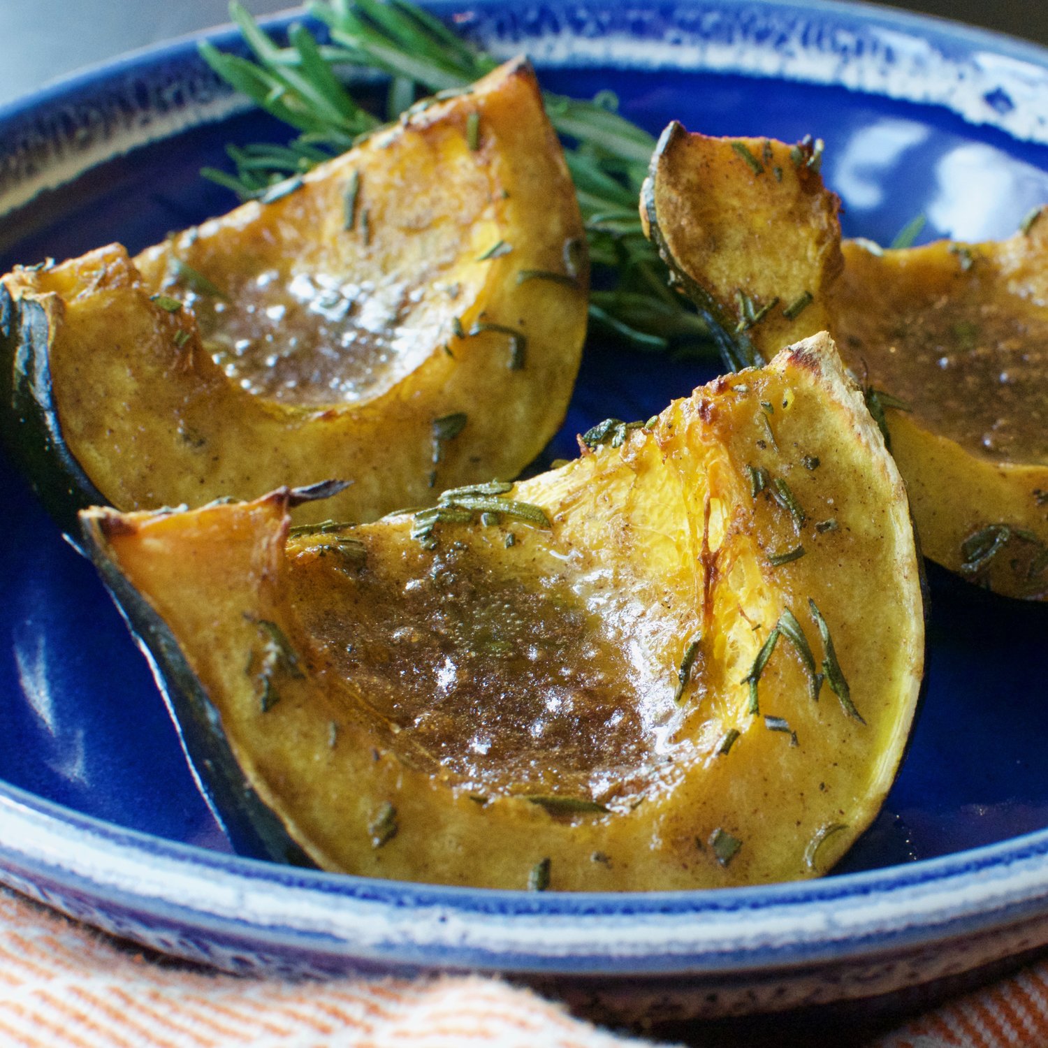 Spiced Brown Butter Acorn Squash
