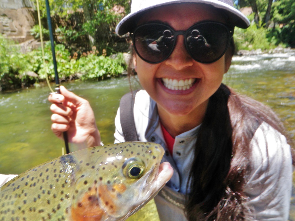 Candice First Fish On A Fly Rod