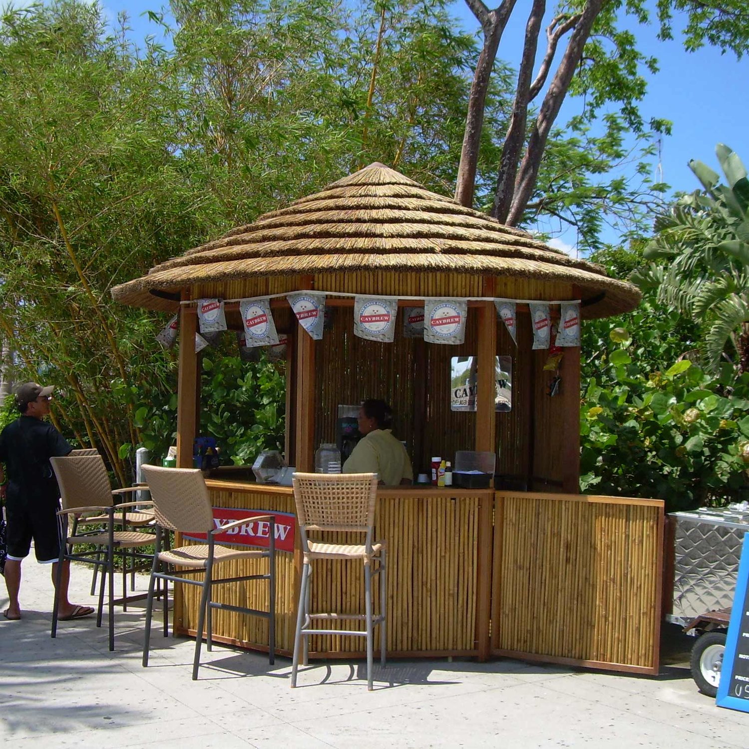 How much does it cost to build a tiki hut Tiki Hut Design Landscaping Network