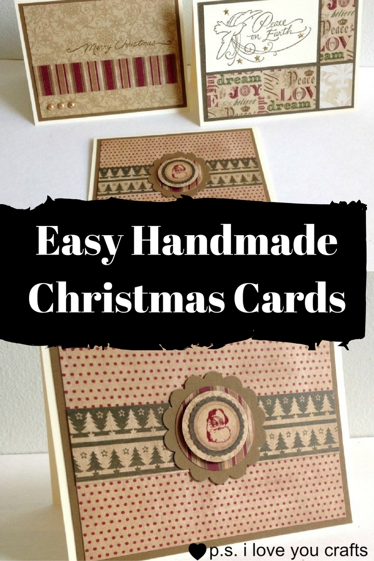 Easy Handmade Christmas Cards — Day to Day Adventures