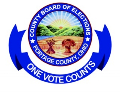 The proud seal of Portage County's Board of Elections