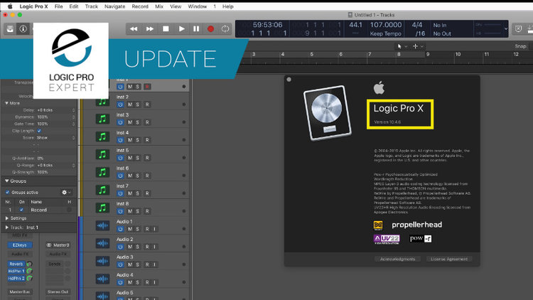 Logic Pro X 10.4.6 is Out | Logic Pro