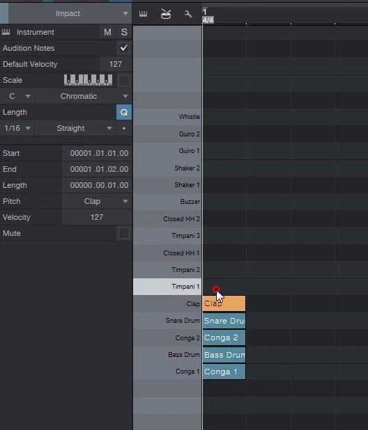  For every note you want to export to a sound file, place a MIDI note on that pitch 