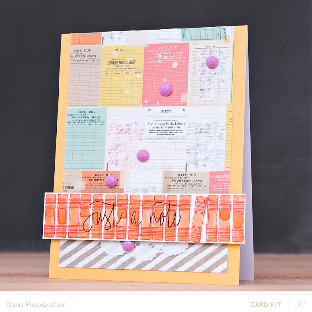Just a Note card using Studio Calico Copper Mountain Card Kits by @pixnglue
