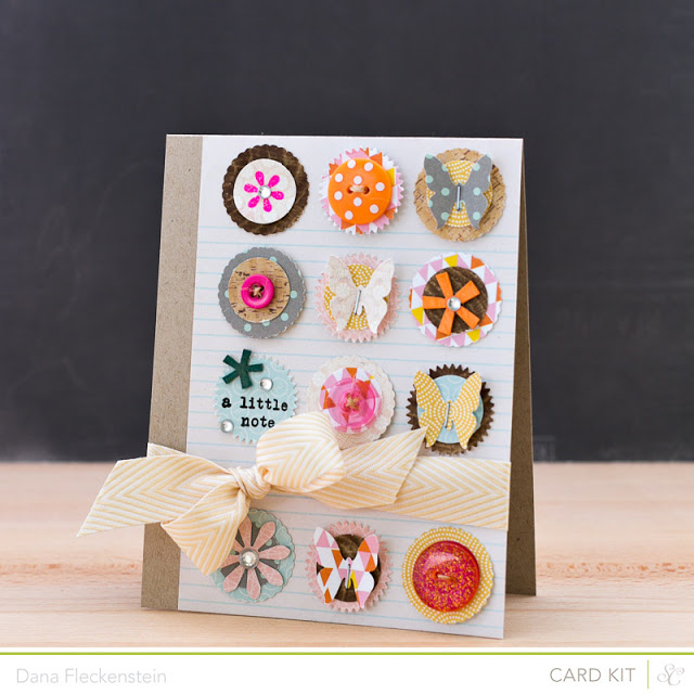 Handmade A Little Note Card by @pixnglue using Studio Calico's Valley High Kits
