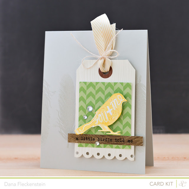 Handmade A Little Birdie Told Me Card by @pixnglue using Studio Calico's Valley High Kits