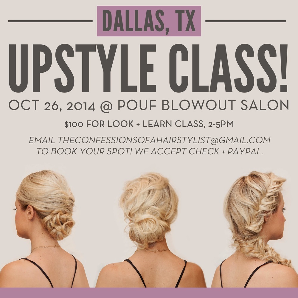 Updo Class Updates — Confessions of a Hairstylist