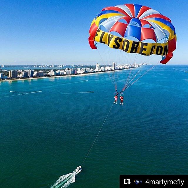 Miami Birdseyeview Of The Parasail Great Drone Picture From 4martymcfly