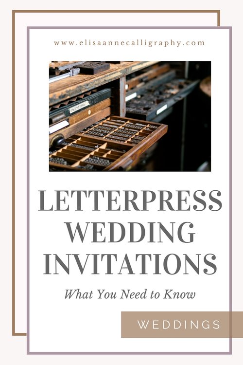 What Brides Need To Know About Letterpress Wedding Invitations