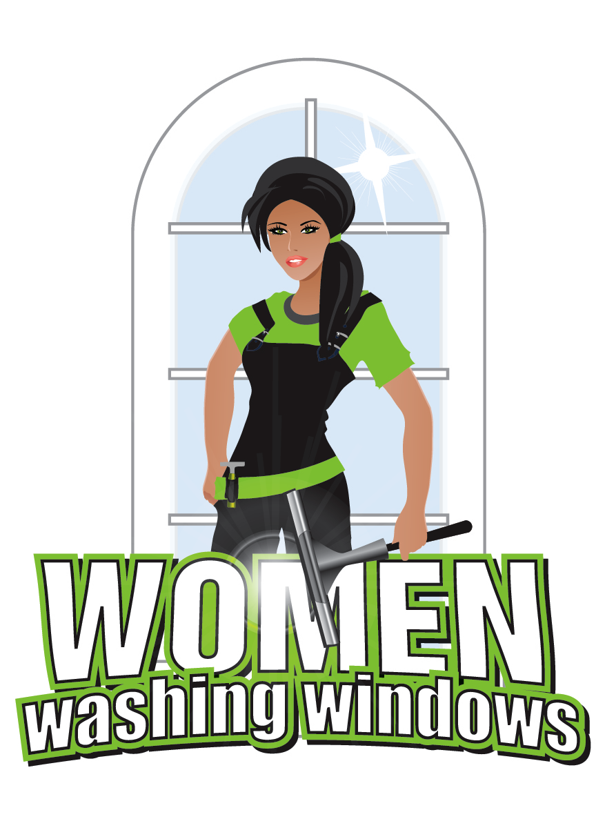 Women Washing Windows