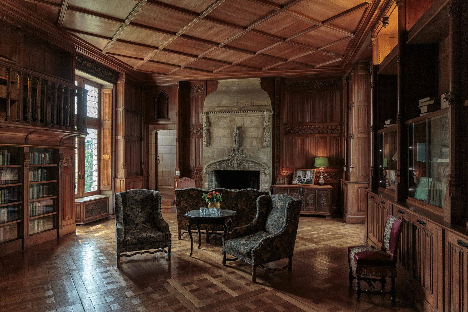 The Library Chateau Cande — Photograph France