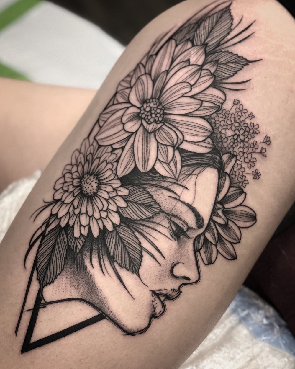 flower tattoo artist dallas