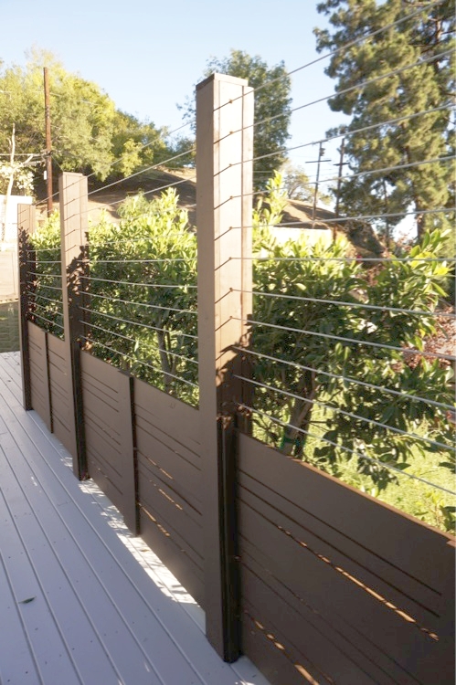 Wire Mesh & Cable Fencing — Harwell Design - Fences, Driveway Gates ...