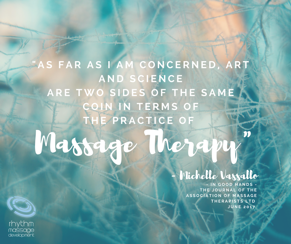 Massage therapy art and science