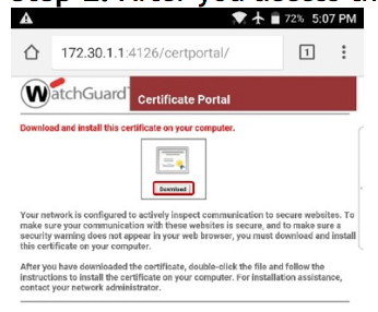 Watchguard xtm ssl vpn client download