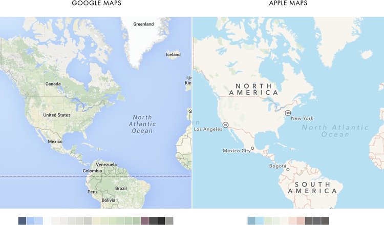 Google Map vs Apple Map