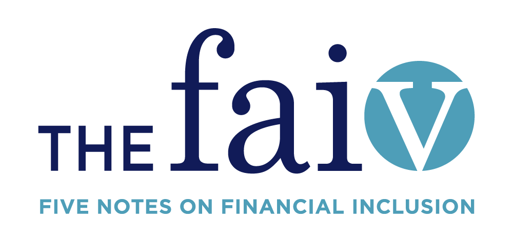 faiv newsletter logo, five notes on financial inclusion
