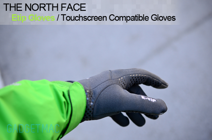 texting gloves north face