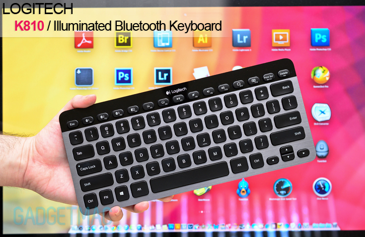 lunge Husk Dårligt humør Logitech K810 Illuminated Bluetooth Keyboard Review — Gadgetmac