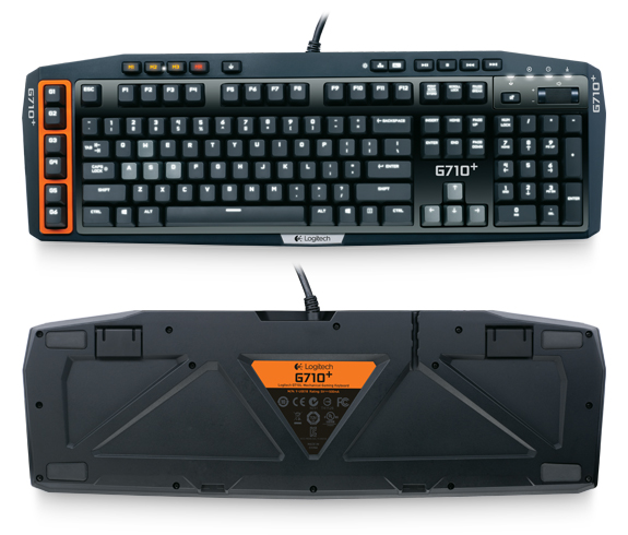 Jet Prestigieus kraai Logitech G710+ Illuminated Mechanical Gaming Keyboard For The Quiet Gamer —  Gadgetmac
