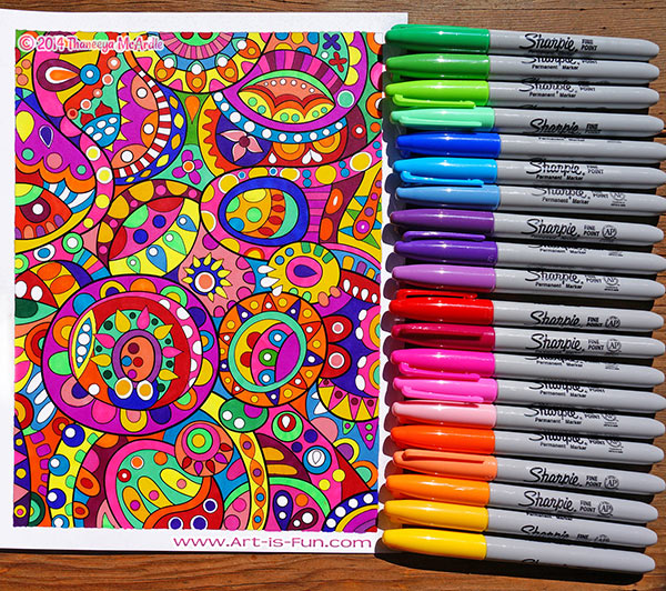 Coloring Supplies: The Best Markers, Colored Pencils, Gel ...