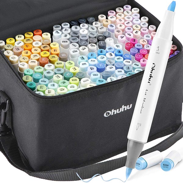 Ohuhu Markers - An Honest and Detailed Review of Ohuhu Brush Markers by a  Professional Artist — Art is Fun