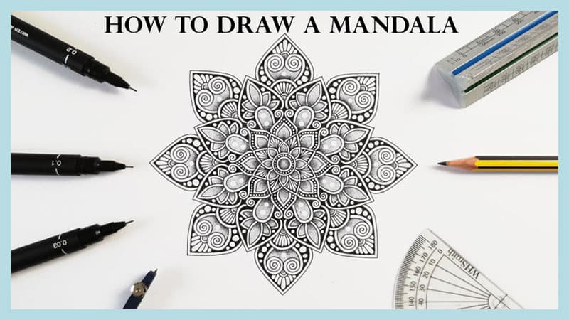 Download How To Draw A Mandala Learn How To Draw Mandalas For Spiritual Enrichment And Creative Enjoyment Art Is Fun