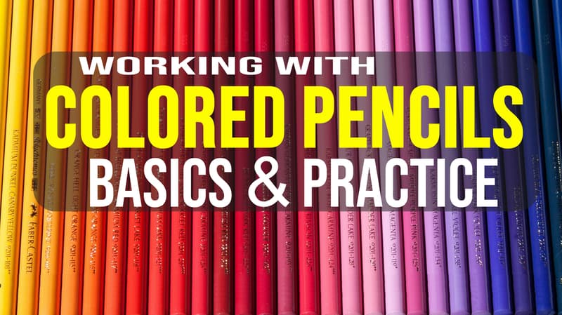 使用彩色铅笔-综合彩色铅笔绘画大师班