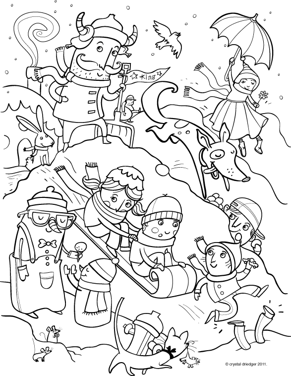 Coloring Pages — Crystal Driedger