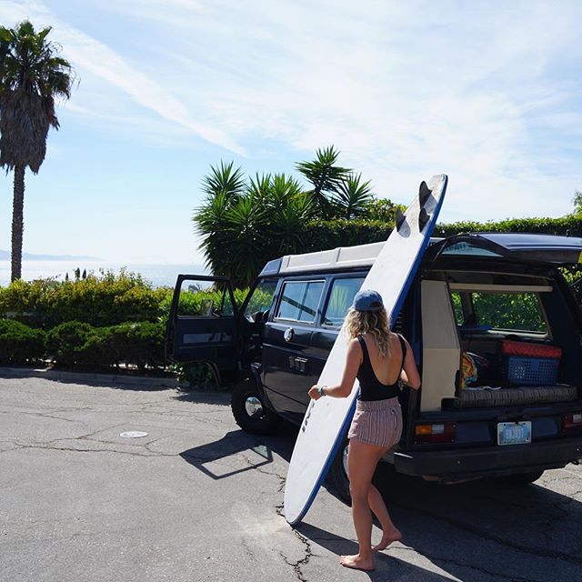 Something pretty special about throwing surfboards into the back of a VW vanagon.