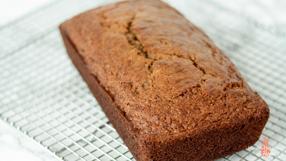 Banana Bread Recipe. Read now or pin for later. - Health Happens at Home #thereciperedux