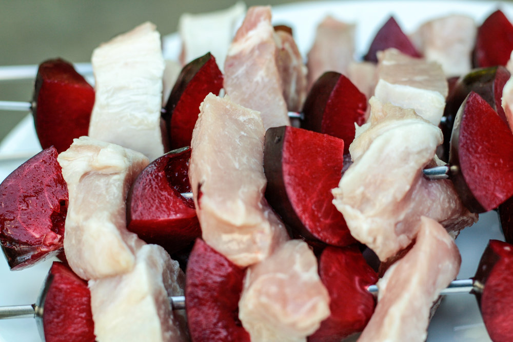 Pork and Plum Kebab Recipe. Read now or pin for later. - Health Happens at Home