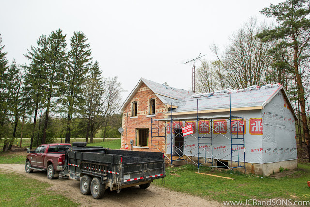 jcb and sons & durham hanover walkerton owen sound grey bruce renovation hvac plumbing electrical wireq a & d heating and cooling rough in framing carpentry construction contractor rebuild farmhouse remodel typar pex grace ice and water shield roofing