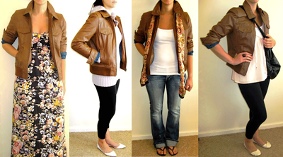 ways to wear leather jacket @ friendinfashion