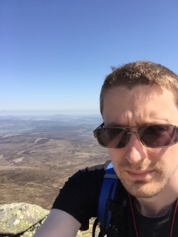  Me at the top of Lochnagar, Scotland. 