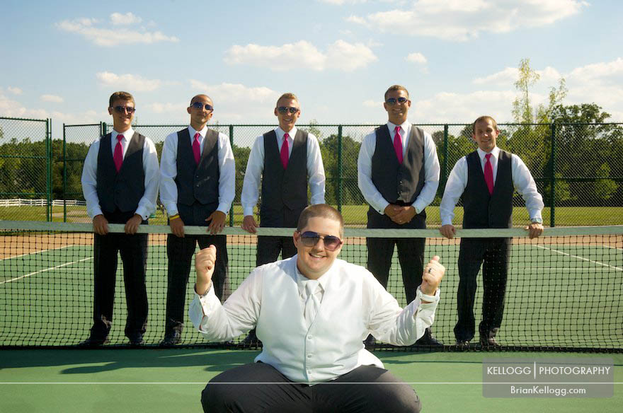 Tennis Wedding Photos