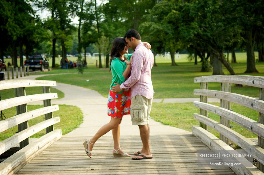 Park of Roses Engagement Photos