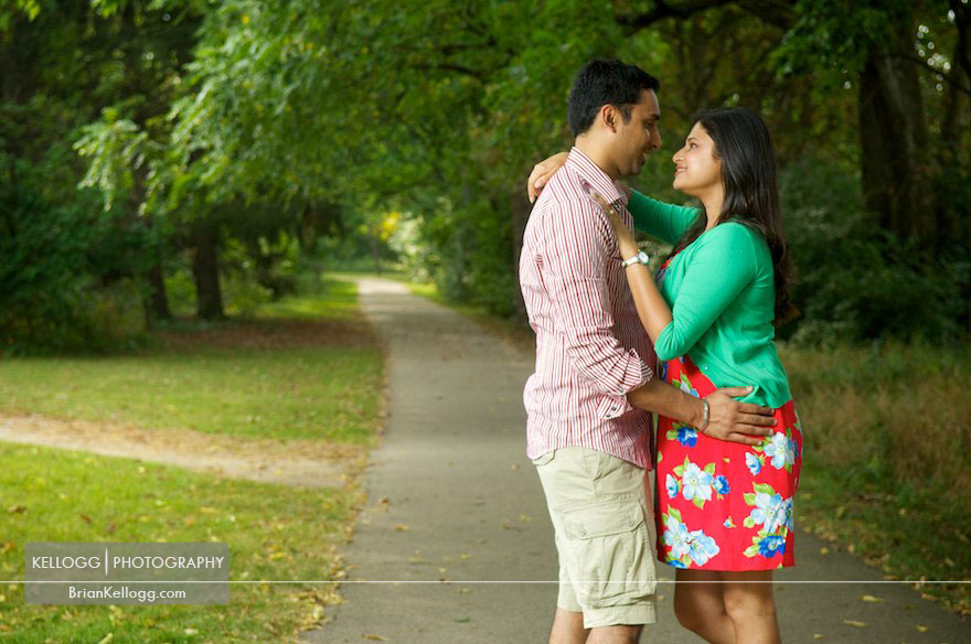 Park of Roses Engagement Photos