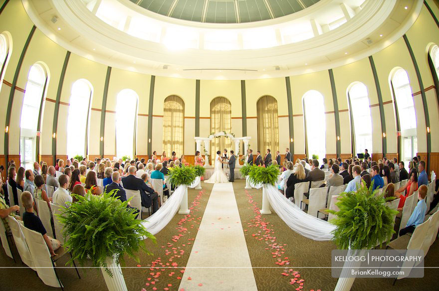 Walter Hall Rotunda Wedding Ceremony