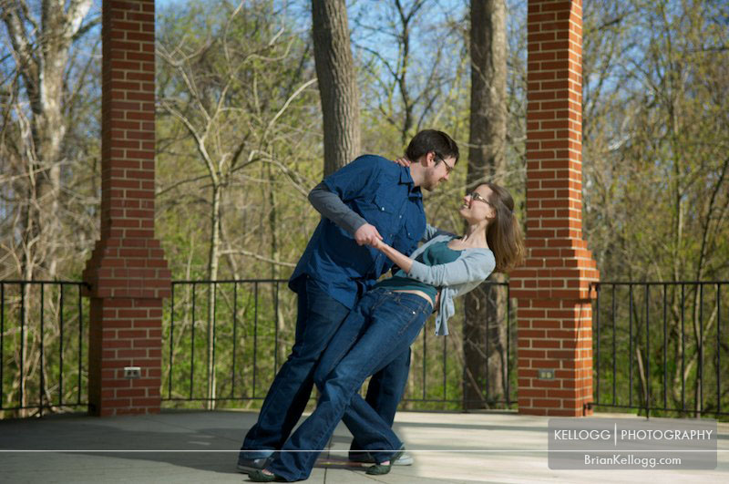 Park of Roses Engagement Session