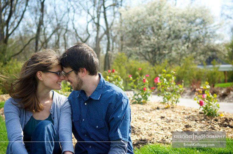 Park of Roses Engagement Session
