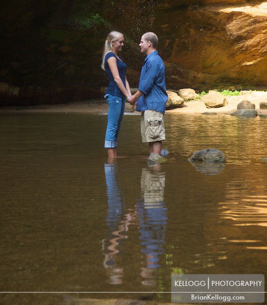 Old Man's Cave Engagement Session