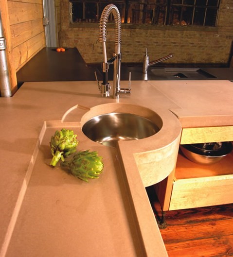 Customize Your Countertops With Concrete The Kitchen Designer