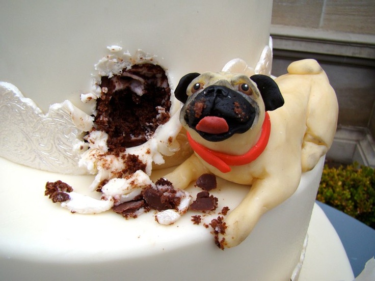 Pugs and Kisses 10 Awesome Pug Cakes — Unicorn Love