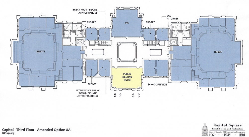 Preliminary design plans for the Capitol — Wyoming Capitol
